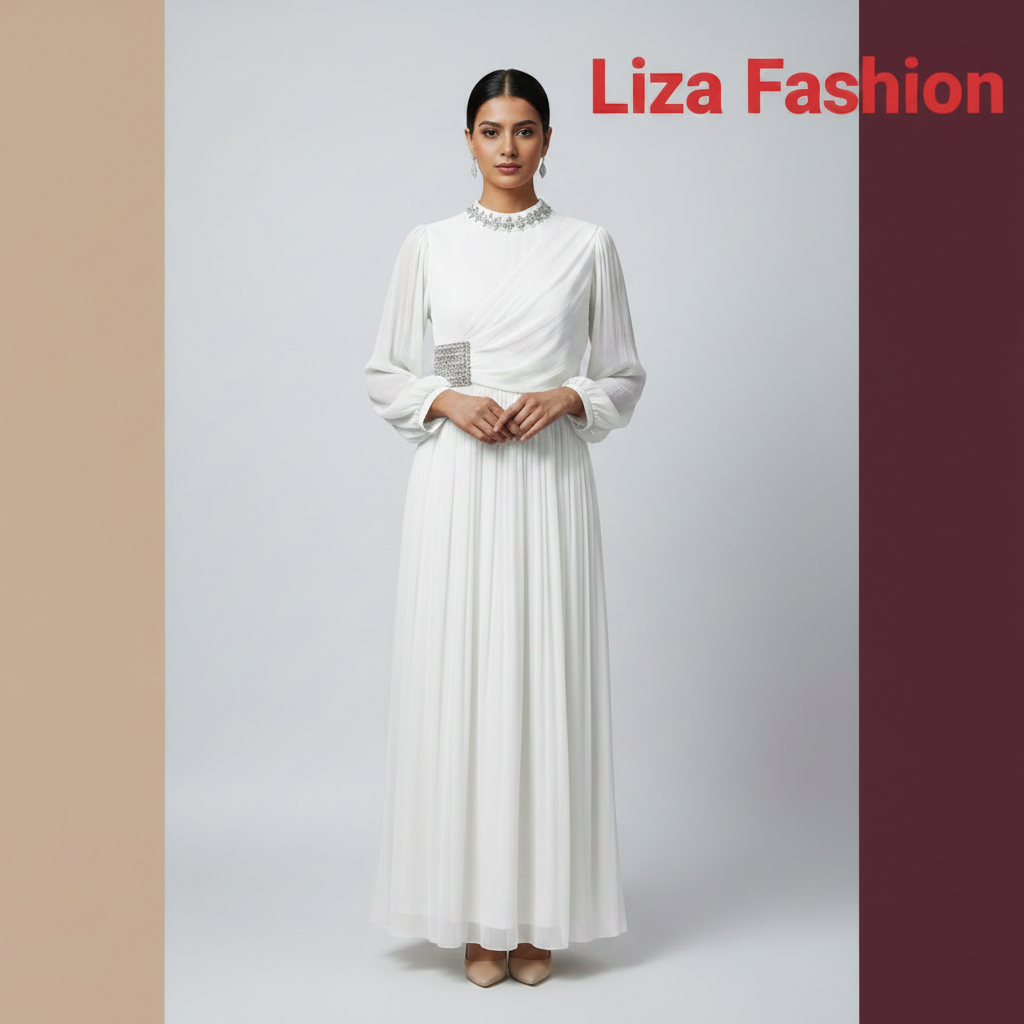 White Dress - Liza Fashion