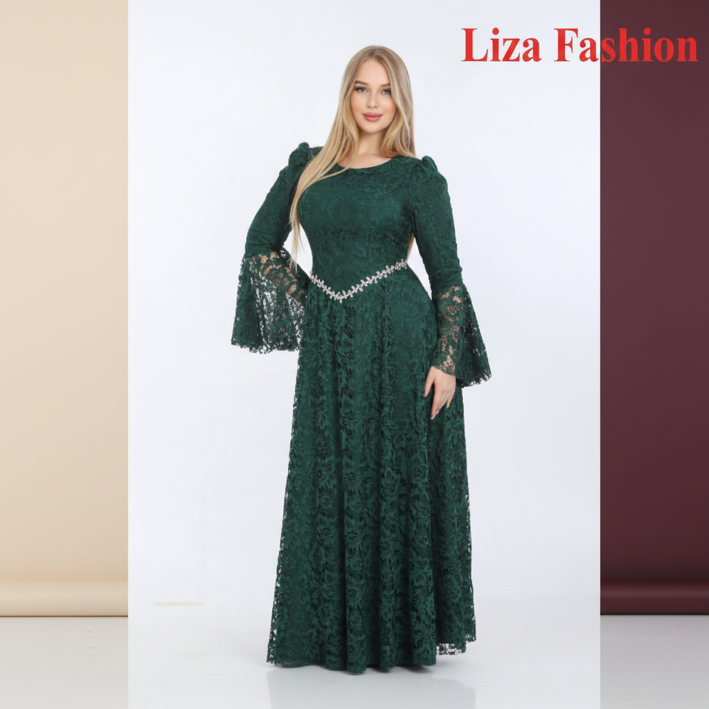 Green Lace Dress