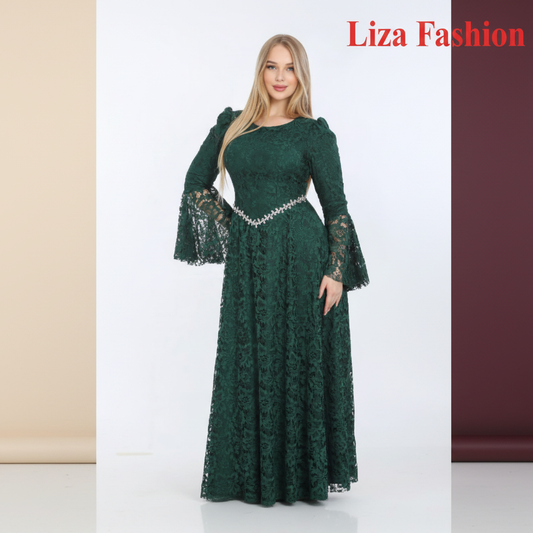 Green Lace Dress