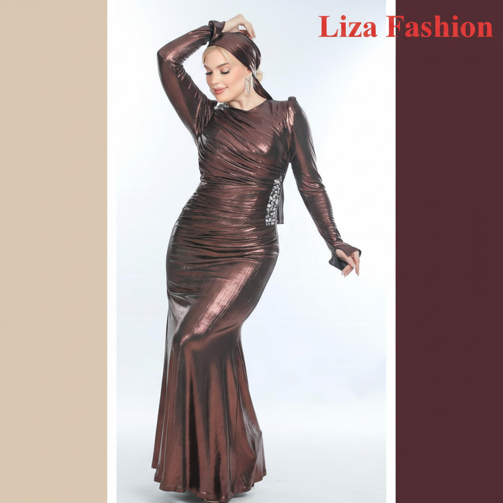 Handmade bodycon evening dress
