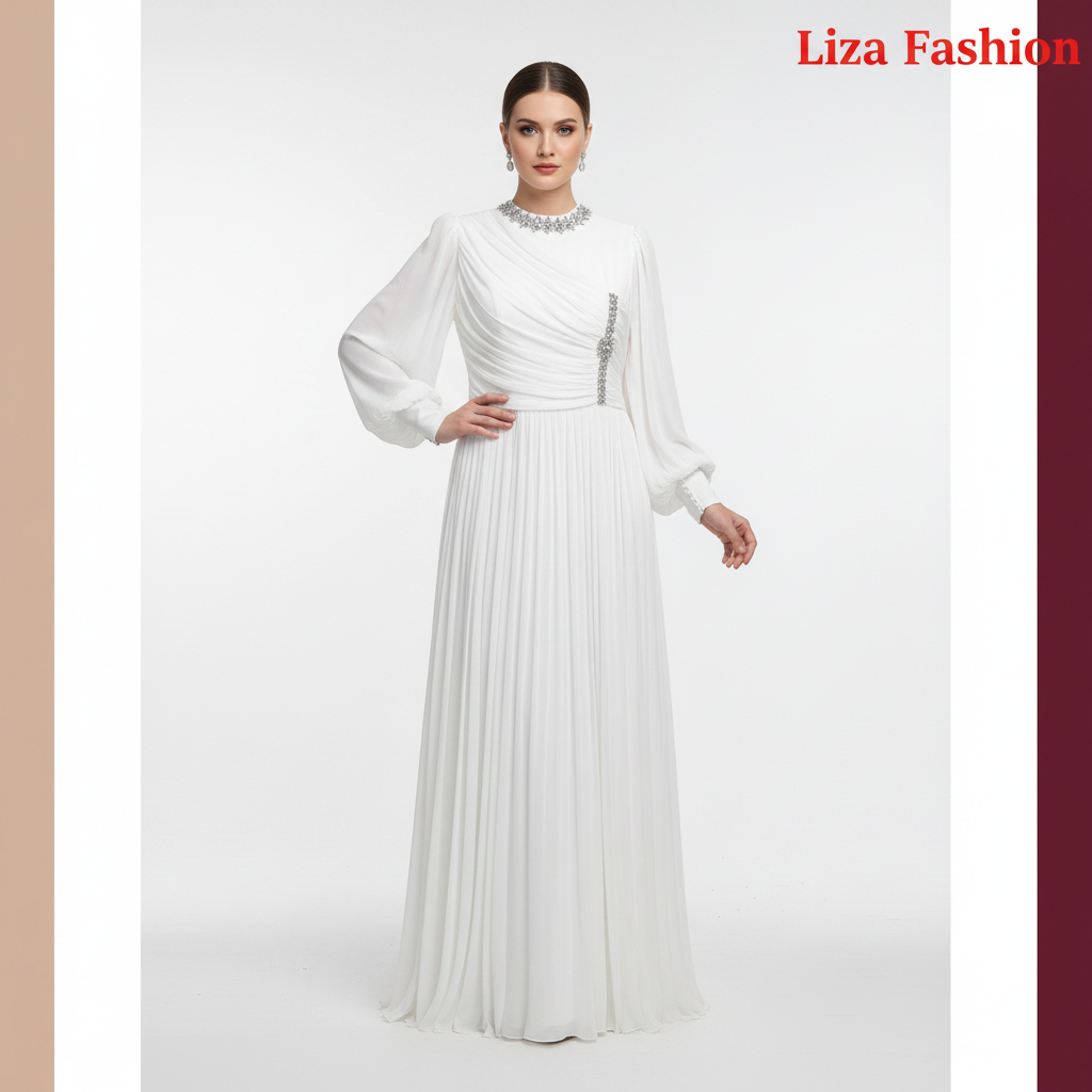 Liza Fashion - White Dress