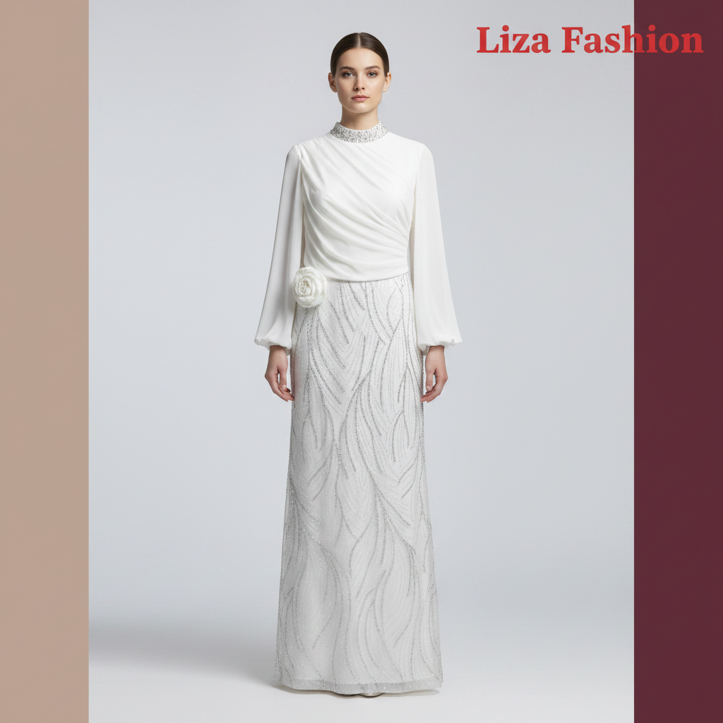 Liza Fashion - White Dress