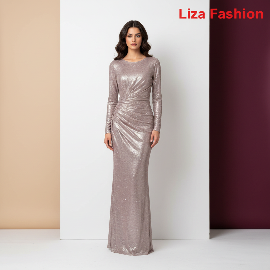 Metallic Shimmer Dress